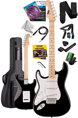 Midex RPH-31WB Solak Elektro Gitar Seti Maple Klavye Strat Kasa SSS Manyetik