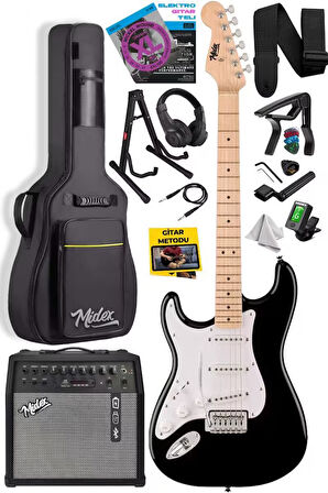 Midex RPH-31WB-50AMP Solak Elektro Gitar 50W Amfili Full Set