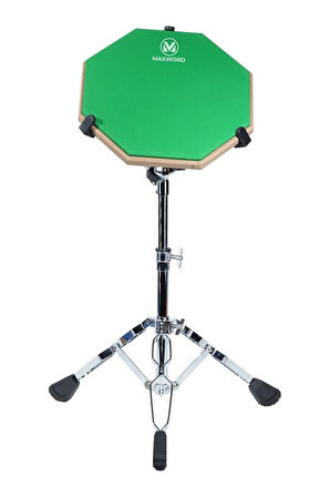 Maxword DD-239GR Pro Bateri Davul Çalışma Pedi Seti Drum Practice Pad Full Set