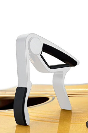 Lastvoice LCT-90WH Gitar Capo Metal Kapo Kaliteli 5 Adet Pena Hediye