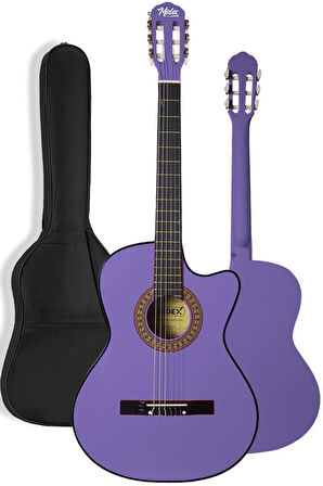 Midex CG-395PRP Klasik Gitar 4/4 Sap Ayarlı Kesik Kasa Full Set (Çanta Askı Tuner Metod Pena)