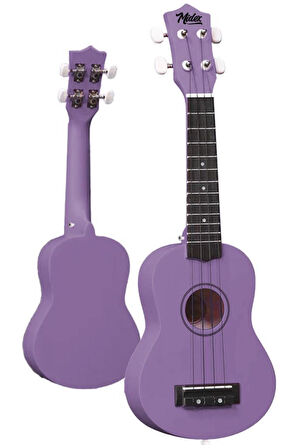 Midex UKX-901PRP Mor Soprano Ukulele (Askı Çanta Metod Pena)
