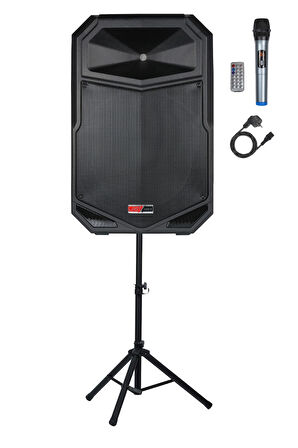 Lastvoice LS-P2915 Portatif Taşınabilir Mikrofonlu Şarjlı Ses Sistemi Hoparlör 15 İNÇ 850 WATT