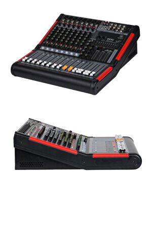 Maxword DC08-PRO 2x99 DSP Efekt Ses Mikseri 8 Kanal Deck Mixer