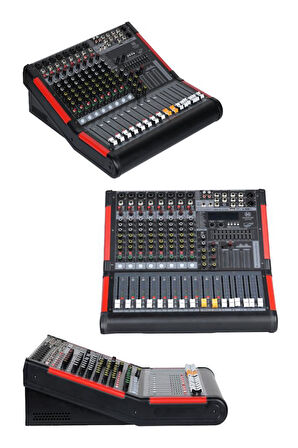 Maxword DC08-PRO 2x99 DSP Efekt Ses Mikseri 8 Kanal Deck Mixer