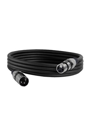 Midex MXL-3M-BK Kaliteli XLR TO XLR 3 mt. Mikrofon Kablosu