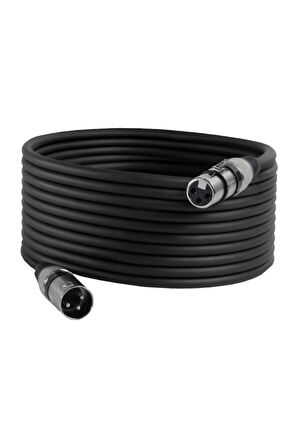 Midex MXL-15M-BK Kaliteli XLR TO XLR 15 mt. Mikrofon Kablosu