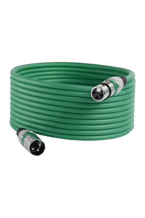 Midex MXL-15M-GR Kaliteli XLR TO XLR 15 mt. Mikrofon Kablosu