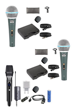 Lastvoice Ample Surface-Paket-2 Aktif hoparlör ve Mixer Full Ses Sistemi Seti