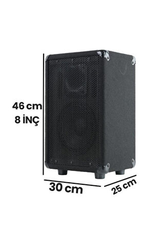 Lastvoice LPM-08 Ahşap Profesyonel Kabin Hoparlör 8 inç 350W