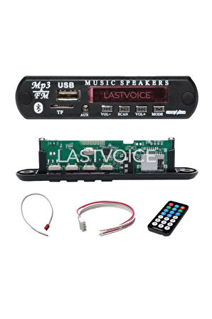 Lastvoice USB-BT-10X Bluetooth USB SD Kart ve FM Radyo Özellikli MP3 Decoder (10 Adet)