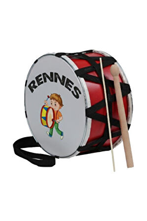 Rennes DVL-30RD Örf Aletleri Özel Tasarım Çocuk Davulu 30 cm
