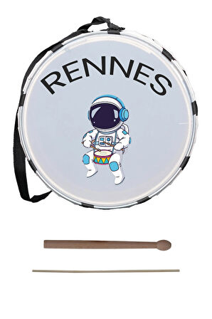 Rennes DVL-31RD Örf Aletleri Özel Tasarım Çocuk Davulu 30 cm