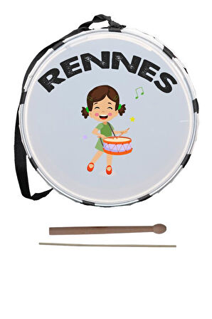 Rennes DVL-32BRW Örf Aletleri Özel Tasarım Çocuk Davulu 30 cm