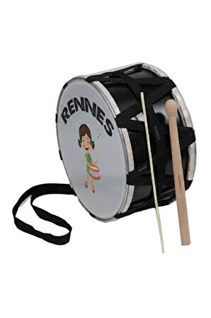 Rennes DVL-32BRW Örf Aletleri Özel Tasarım Çocuk Davulu 30 cm