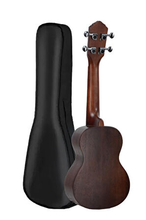 Midex SPA-231 Ladin Venge Ağacı Kaliteli Soprano Ukulele Seti