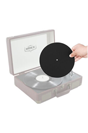 Midex PK-3 Plak Çalarlar İçin Profesyonel Kaymaz Disk Koruyucu Ped