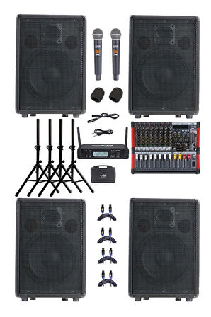 Lastvoice İdeal Plus Paket-3 Okul Tören ve Canlı Müzik Ses Sistemi Seti