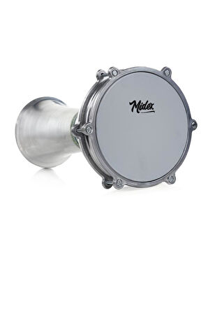 Midex DBK-05 Yetişkinler İçin 5 Numara Büyük Boy Alüminyum Darbuka (41 x 22 cm)