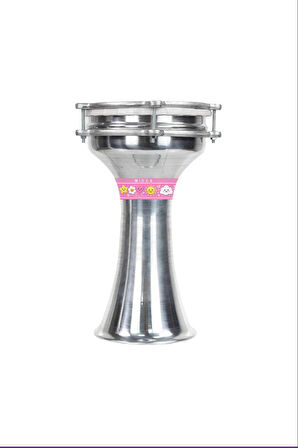 Midex DBK-01PK Çocuklar İçin1 Numara Alüminyum Darbuka Seti (33 x 18 cm)