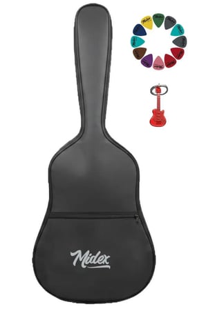 Midex GK-30E Elektro Gitar Çantası Kaliteli Siyah Kılıf