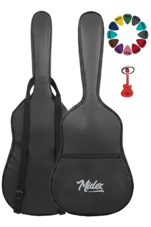 Midex GK-30E Elektro Gitar Çantası Kaliteli Siyah Kılıf