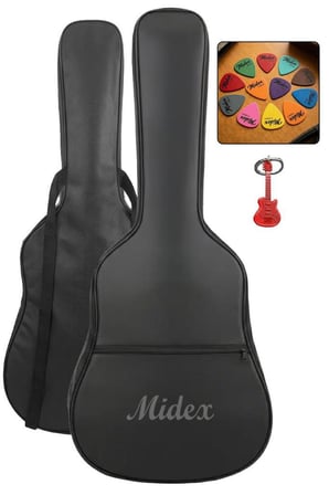 Midex GK-40K Klasik Gitar Çantası Kaliteli Siyah Kılıf
