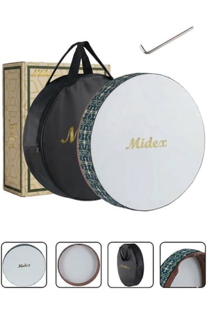 Midex BR-610 Kaliteli Bendir Def Akort Ayarlı EL Tutma Oyuklu Çantalı
