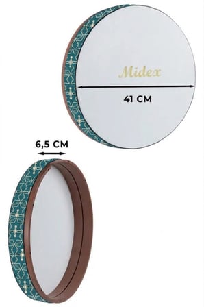 Midex BR-610 Kaliteli Bendir Def Akort Ayarlı EL Tutma Oyuklu Çantalı