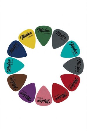 Midex PN-12 Kaliteli 12'li Gitar Penası Seti (Tüm Ebatlar)