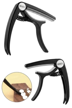 Lastvoice Midex LCT-90BK-500X Kapo 500'lü Toptan Capo Gitar Bağlama
