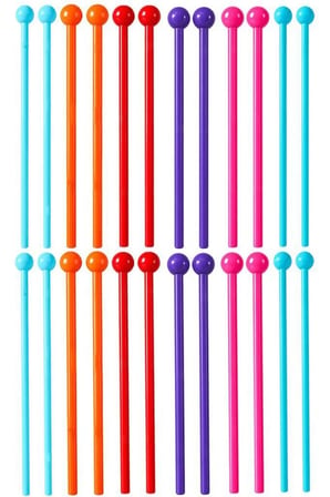 Midex TFK-23-12X Örf Aletleri Seti Davul Tokmağı 23 cm Ritim Çubuğu Paketi Karbon Fiber Toptan Paket-1 (12 Çift)