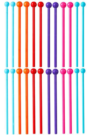 Midex TFK-23-12X Örf Aletleri Seti Davul Tokmağı 23 cm Ritim Çubuğu Paketi Karbon Fiber Toptan Paket-1 (12 Çift)