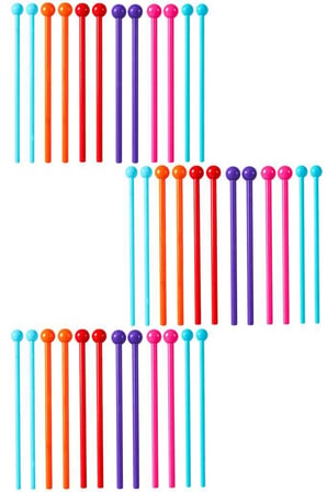 Midex TFK-23-18X Örf Aletleri Seti Davul Tokmağı 23 cm Ritim Çubuğu Paketi Karbon Fiber Toptan Paket-2 (18 Çift)
