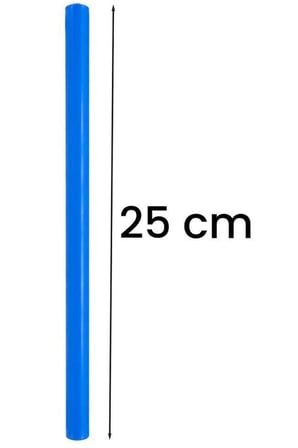 Midex Orf-BT-25BL-3X Mavi Çocuklara Özel Ritim Çubuğu 25 cm Eğitici Örf Aleti (Karbon Fiber)