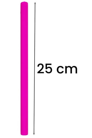 Midex Orf-BT-25PK-3X Pembe Çocuklara Özel Ritim Çubuğu 25 cm Eğitici Örf Aleti (Karbon Fiber)
