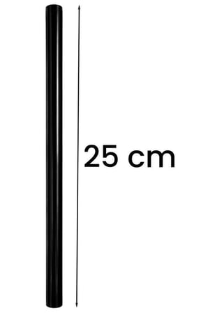Midex Orf-BT-25BK-3X Siyah Çocuklara Özel Ritim Çubuğu 25 cm Eğitici Örf Aleti (Karbon Fiber)