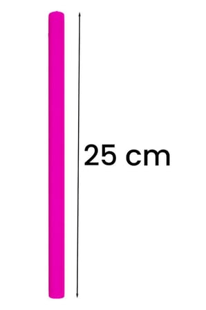 Midex Orf-BT-25PK-50X Pembe Ritim Çubuğu Paketi 25 cm Karbon Fiber Örf Aletleri Seti Toptan Paket (Tek Renk 50 Çift)