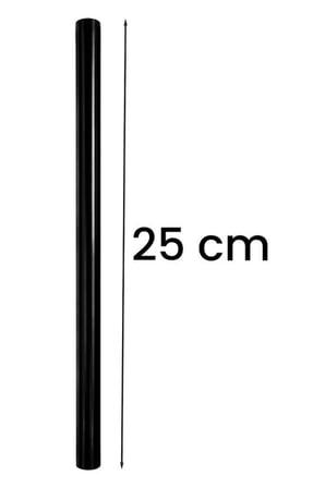 Midex Orf-BT-25BK-50X Siyah Ritim Çubuğu Paketi 25 cm Karbon Fiber Örf Aletleri Seti Toptan Paket (Tek Renk 50 Çift)