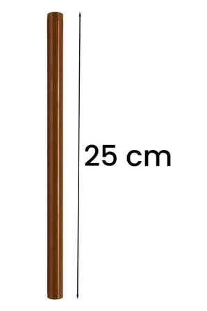 Midex Orf-BT-25BRW-50X Kahverengi Ritim Çubuğu Paketi 25 cm Karbon Fiber Örf Aletleri Seti Toptan Paket (Tek Renk 50 Çift)