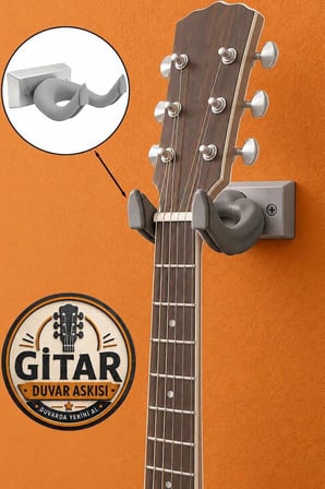 Lastvoice GDS-666GRY Kaliteli Gitar Duvar Askısı Standı Aparatı Gri
