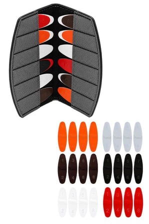 Midex MZ-24ST Saz ve Bağlama için 24'lü Mızrap Deri Cüzdan Seti (Tüm Numaralar, 6 Renk)