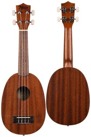 Midex PA-21M Kaliteli Ananas Gövde Maun Ağacı Soprano Ukulele Seti Pineapple Body