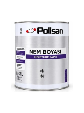 Nem Boyası Beyaz 1 Kg ( 0,68 Litre ) İç Ve Dış Cephe Rutubeti Giderir Sararma Yapmaz Kabarmaz Yüksek Beyaz