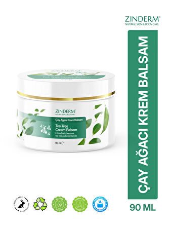Çay Ağacı Yağı Kremi Balsamı ve Aynısefa Yağı Kremi Balsamı 90ml