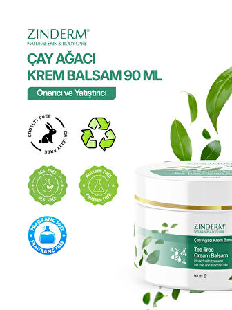 Çay Ağacı Yağı Kremi, Balsamı (2 Adet X 90 ml)