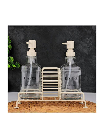 Mien Sıvı Sabunluk 2 Li Standlı Krem 2116420-W