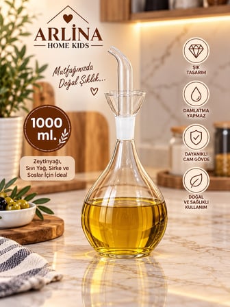 1000 ML CAM YAĞDANLIK