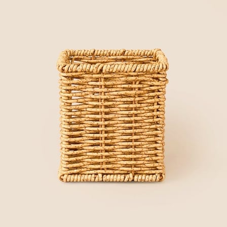 Mien Rattan Kaşıklık - Kahverengi - 10x10x12 cm