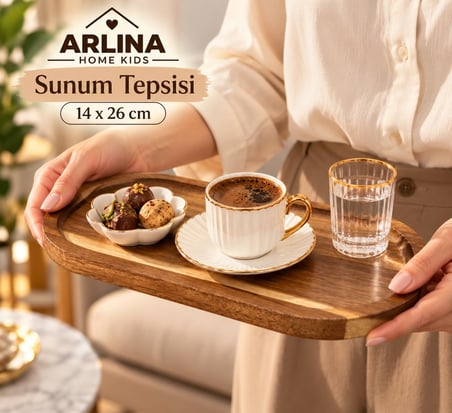Akasya Sunum Tepsisi 14 × 26 cm